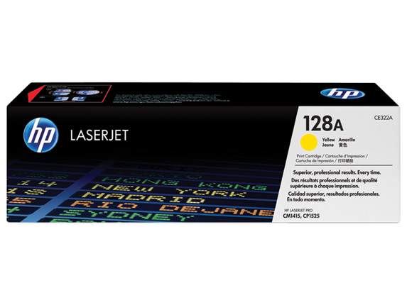 This is a CE322A Yellow Toner Cartridge