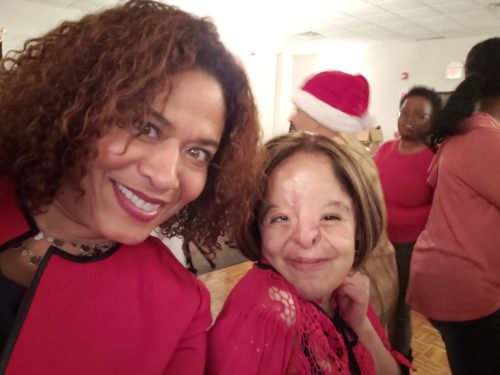Claudia Lopez and Employment Specialist Liliana Fornes