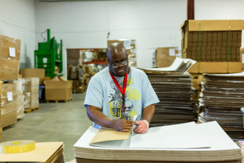 #OurPurpose Success Story Jamar Folds Boxes